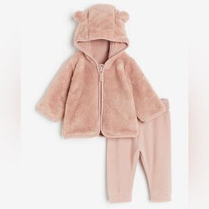 H&M 2 Piece Fleece Set